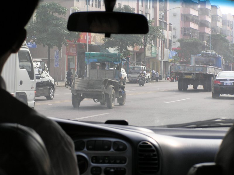 Qing Xi drive to work